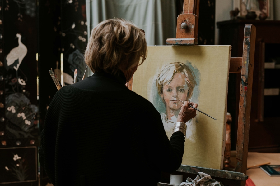 FIH Fotografie » Kunstschilder Annelies Hoek