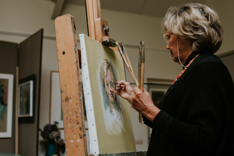 FIH Fotografie » Kunstschilder Annelies Hoek